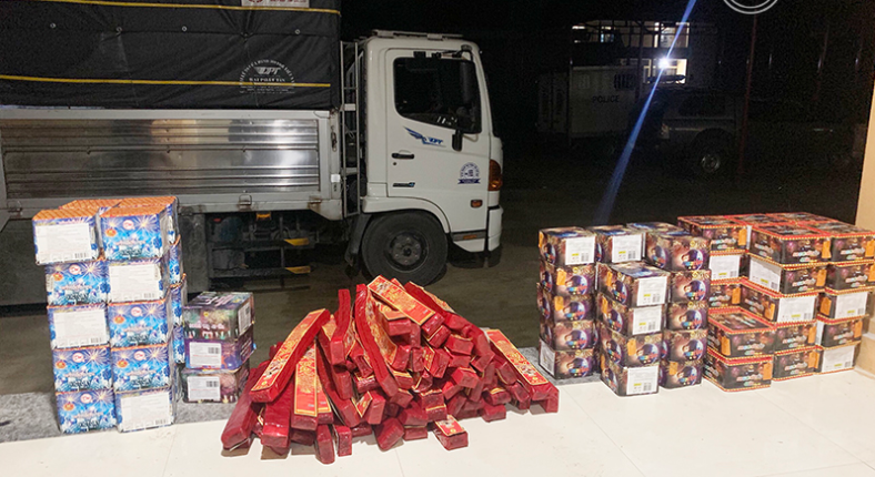 Quảng Bình: Bắt giữ vụ vận chuyển 150kg pháo hoa nổ